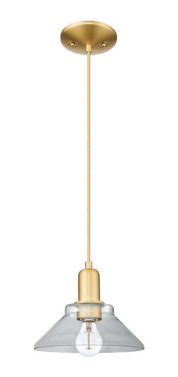 Arcadia One Light Mini Pendant in Satin Gold (405|7161PSGG132)