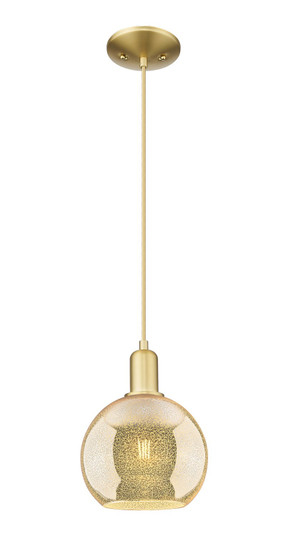 Arcadia One Light Mini Pendant in Satin Gold (405|7161PSGG1288)