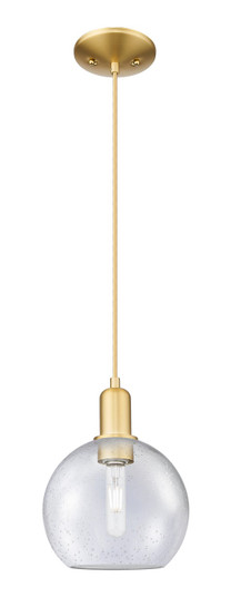 Arcadia One Light Mini Pendant in Satin Gold (405|7161PSGG1248)