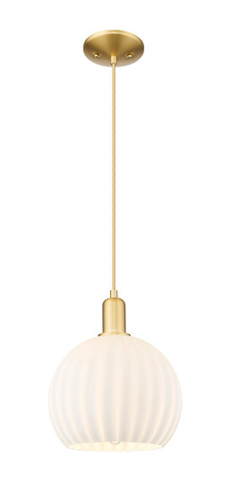 Arcadia One Light Mini Pendant in Satin Gold (405|7161PSGG121710WV)