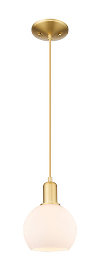 Arcadia One Light Mini Pendant in Satin Gold (405|7161PSGG1216)