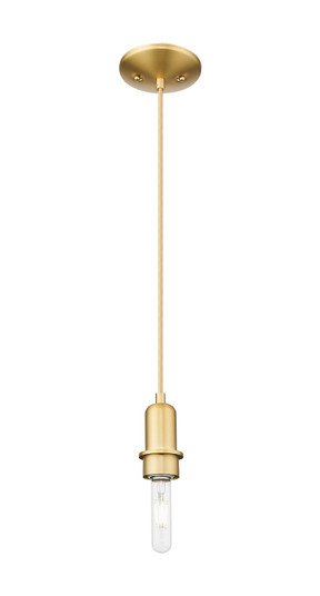 Arcadia One Light Mini Pendant in Satin Gold (405|7161PSG)