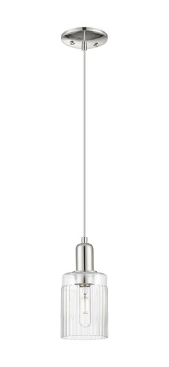 Arcadia One Light Mini Pendant in Polished Nickel (405|7161PPNG342)