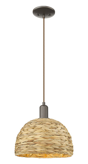 Arcadia One Light Mini Pendant in Oil Rubbed Bronze (405|7161POBRBD12NAT)