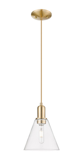 Arcadia One Light Mini Pendant in Champagne Bronze (405|7161PCBGBC82)