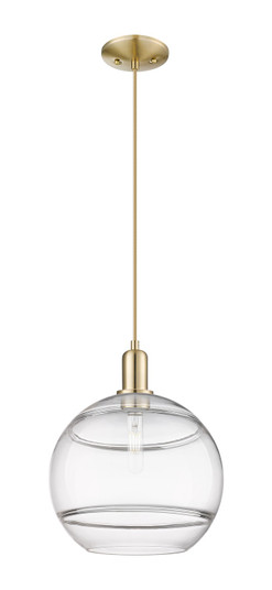 Arcadia One Light Mini Pendant in Champagne Bronze (405|7161PCBG55612CL)