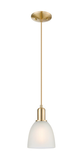 Arcadia One Light Mini Pendant in Champagne Bronze (405|7161PCBG381)