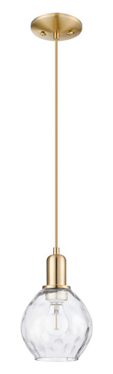 Arcadia One Light Mini Pendant in Champagne Bronze (405|7161PCBG362)