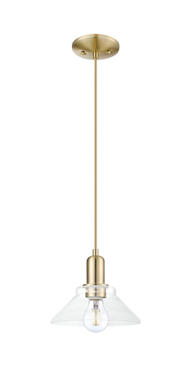 Arcadia One Light Mini Pendant in Champagne Bronze (405|7161PCBG132)