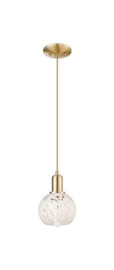Arcadia One Light Mini Pendant in Champagne Bronze (405|7161PCBG12166WM)