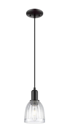 Arcadia One Light Mini Pendant in Matte Black (405|7161PBKG442)