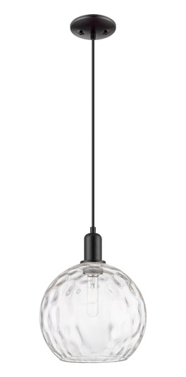 Arcadia One Light Mini Pendant in Matte Black (405|7161PBKG121510)