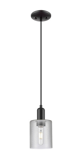 Arcadia One Light Mini Pendant in Matte Black (405|7161PBKG112)