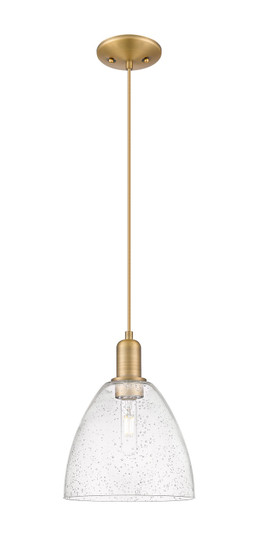 Arcadia One Light Mini Pendant in Brushed Brass (405|7161PBBGBD94)