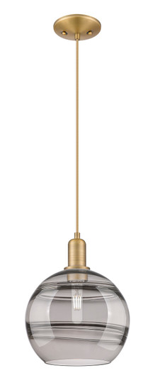Arcadia One Light Mini Pendant in Brushed Brass (405|7161PBBG55610SM)
