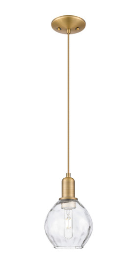 Arcadia One Light Mini Pendant in Brushed Brass (405|7161PBBG362)
