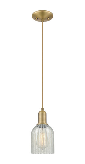 Arcadia One Light Mini Pendant in Brushed Brass (405|7161PBBG2511)