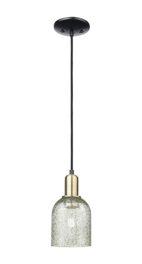 Arcadia One Light Mini Pendant in Black Antique Brass (405|7161PBABG259)