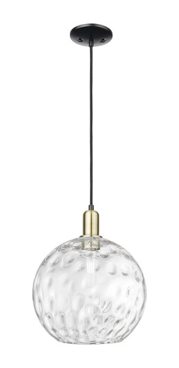Arcadia One Light Mini Pendant in Black Antique Brass (405|7161PBABG121512)