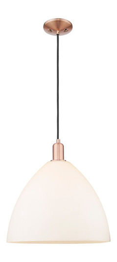 Arcadia One Light Mini Pendant in Antique Copper (405|7161PACGBD161)