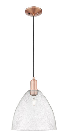 Arcadia One Light Mini Pendant in Antique Copper (405|7161PACGBD124)