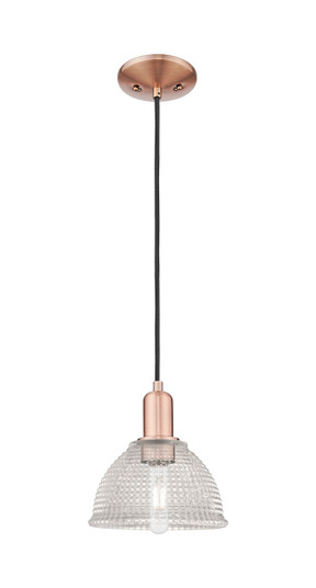Arcadia One Light Mini Pendant in Antique Copper (405|7161PACG422)