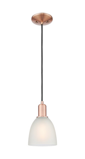 Arcadia One Light Mini Pendant in Antique Copper (405|7161PACG381)