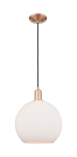 Arcadia One Light Mini Pendant in Antique Copper (405|7161PACG12112)