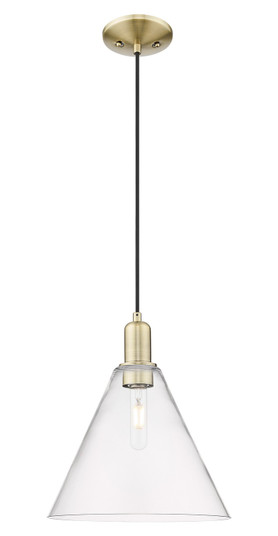 Arcadia One Light Mini Pendant in Antique Brass (405|7161PABGBC122)