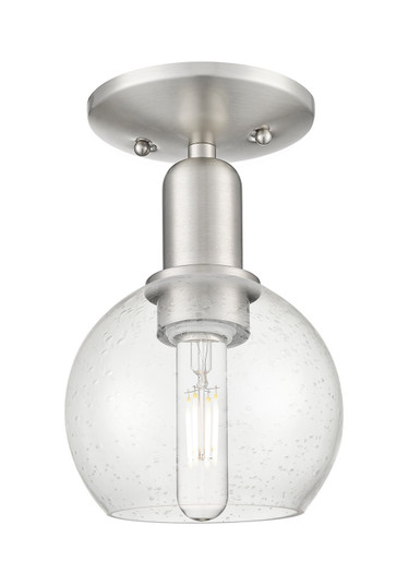 Arcadia One Light Semi-Flush Mount in Brushed Satin Nickel (405|7161CSNG1246)