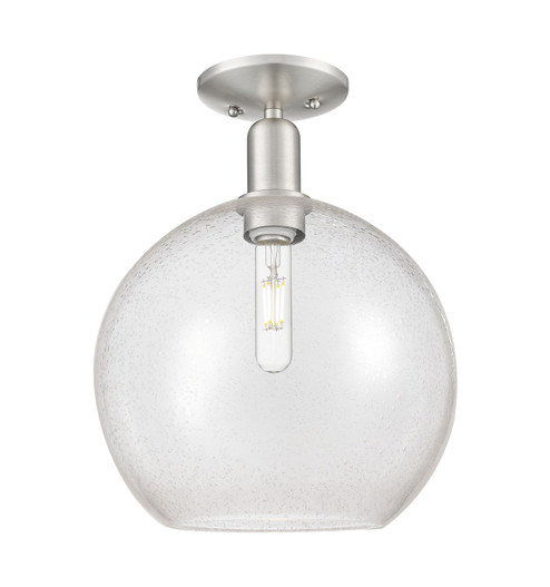 Arcadia One Light Semi-Flush Mount in Brushed Satin Nickel (405|7161CSNG12412)