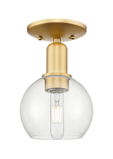Arcadia One Light Semi-Flush Mount in Satin Gold (405|7161CSGG1226)