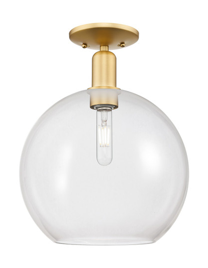 Arcadia One Light Semi-Flush Mount in Satin Gold (405|7161CSGG12212)