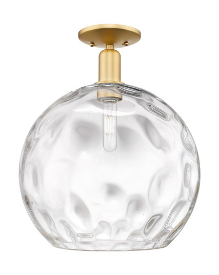 Arcadia One Light Semi-Flush Mount in Satin Gold (405|7161CSGG121514)