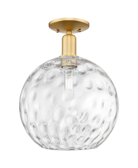 Arcadia One Light Semi-Flush Mount in Satin Gold (405|7161CSGG121512)
