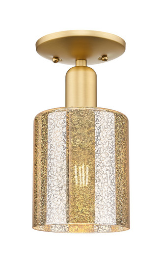 Arcadia One Light Semi-Flush Mount in Satin Gold (405|7161CSGG116)