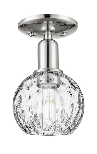 Arcadia One Light Semi-Flush Mount in Polished Nickel (405|7161CPNG12156)