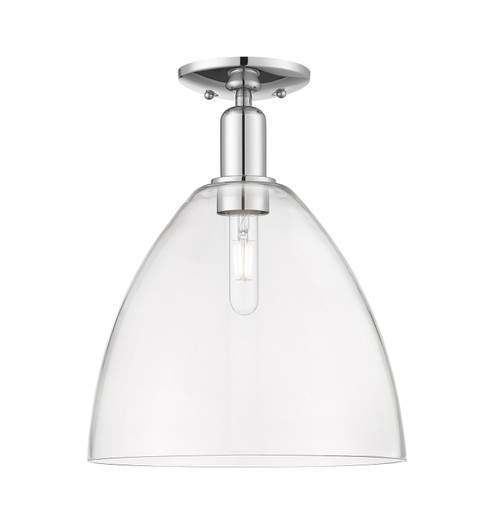Arcadia One Light Semi-Flush Mount in Polished Chrome (405|7161CPCGBD122)