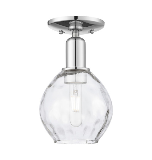 Arcadia One Light Semi-Flush Mount in Polished Chrome (405|7161CPCG362)