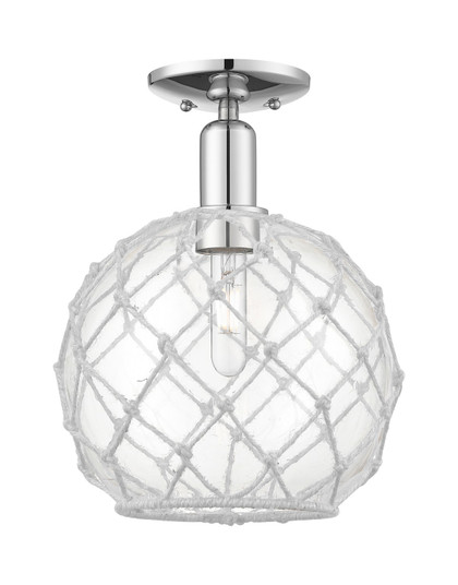 Arcadia One Light Semi-Flush Mount in Polished Chrome (405|7161CPCG12210RW)