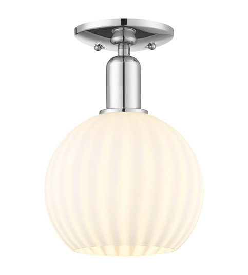 Arcadia One Light Semi-Flush Mount in Polished Chrome (405|7161CPCG12178WV)