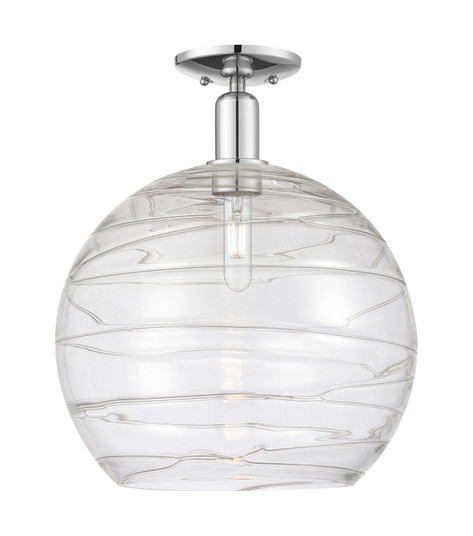 Arcadia One Light Semi-Flush Mount in Polished Chrome (405|7161CPCG121314CL)