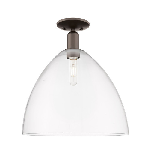 Arcadia One Light Semi-Flush Mount in Oil Rubbed Bronze (405|7161COBGBD162)