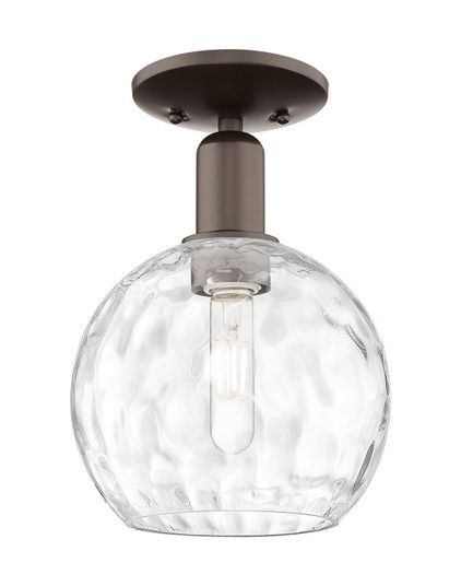 Arcadia One Light Semi-Flush Mount in Oil Rubbed Bronze (405|7161COBG12158)