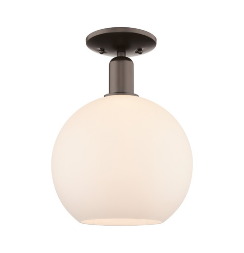 Arcadia One Light Semi-Flush Mount in Oil Rubbed Bronze (405|7161COBG12110)