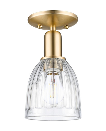 Arcadia One Light Semi-Flush Mount in Champagne Bronze (405|7161CCBG442)