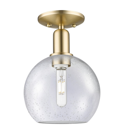 Arcadia One Light Semi-Flush Mount in Champagne Bronze (405|7161CCBG1248)