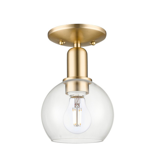 Arcadia One Light Semi-Flush Mount in Champagne Bronze (405|7161CCBG1226)