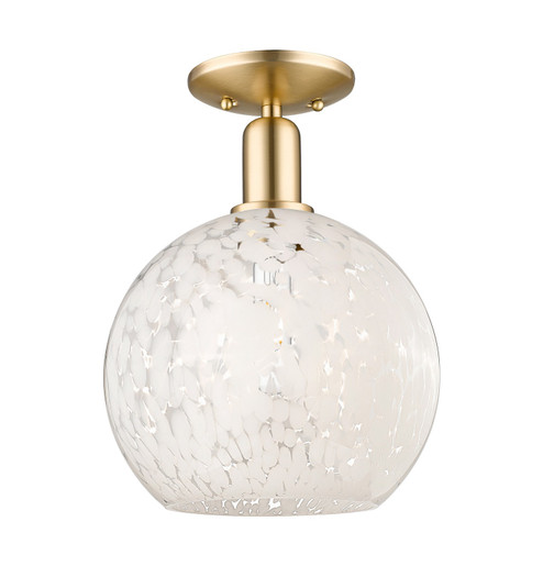 Arcadia One Light Semi-Flush Mount in Champagne Bronze (405|7161CCBG121610WM)
