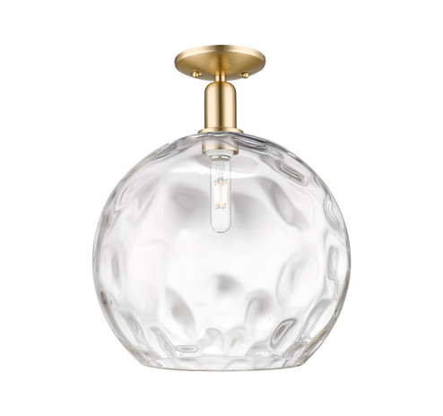 Arcadia One Light Semi-Flush Mount in Champagne Bronze (405|7161CCBG121514)